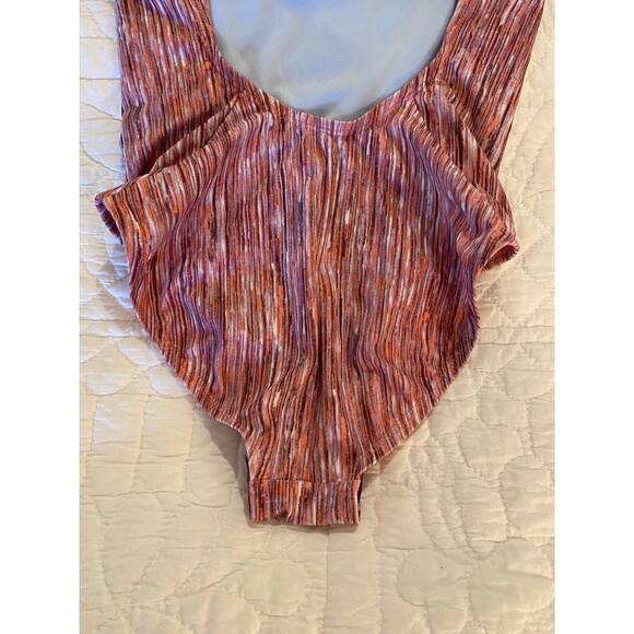 Nike Swimsuit One Piece Size Small Atomback Pink Striped Competition Competitive - Picture 5 of 12